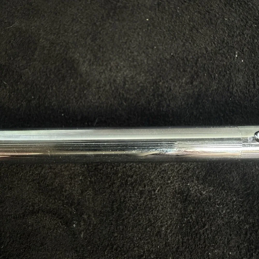 Vintage Cross Classic Century In Chrome Ballpoint Pen W/Monogram 
